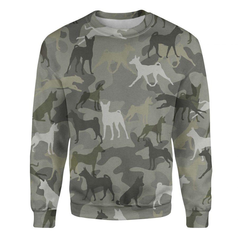 Basenji - Camo - Premium Sweatshirt