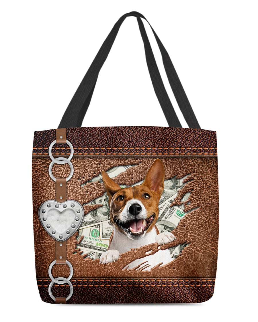 Basenji-Let Me Go Out -Cloth Tote Bag
