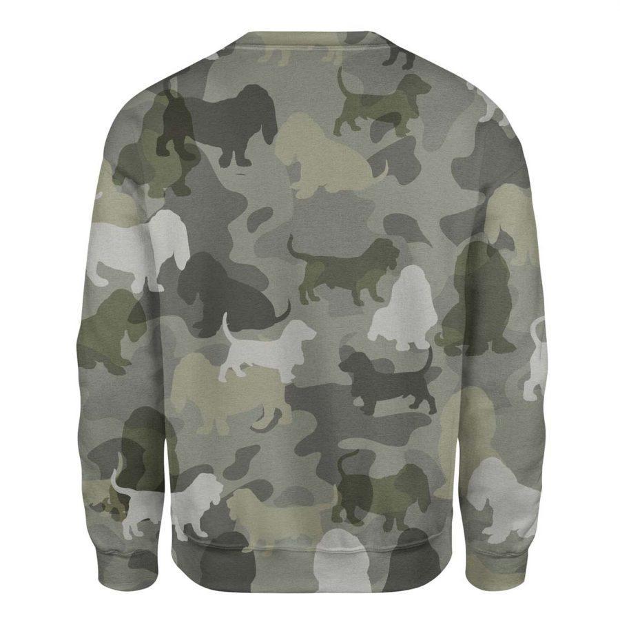 Basset Hound - Camo - Premium Sweatshirt