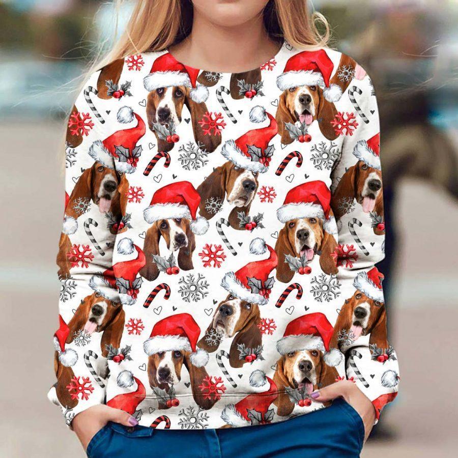 Basset Hound - Xmas Decor - Premium Sweatshirt