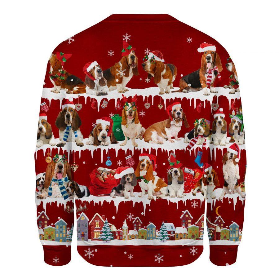 Basset Hound - Snow Christmas - Premium Sweatshirt