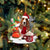 Basset Hound-Winter Cup-Two Sided Ornament