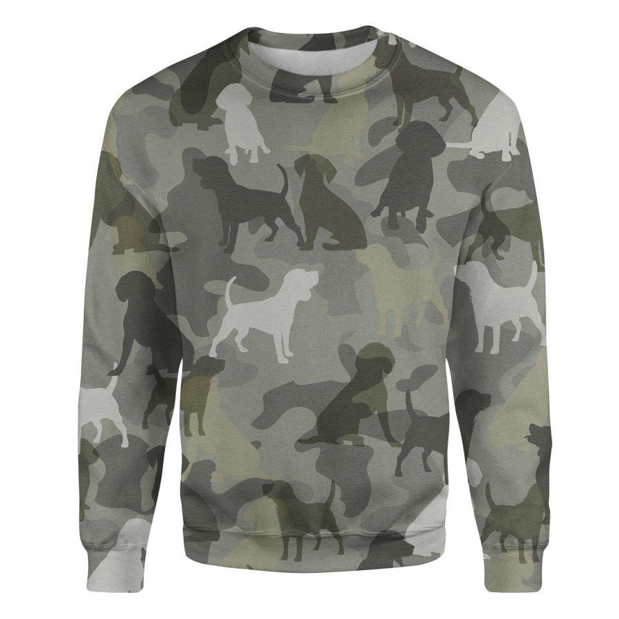 Beagle - Camo - Premium Sweatshirt