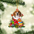 Beagle-Christmas Bag Gift-Two Sided Ornament