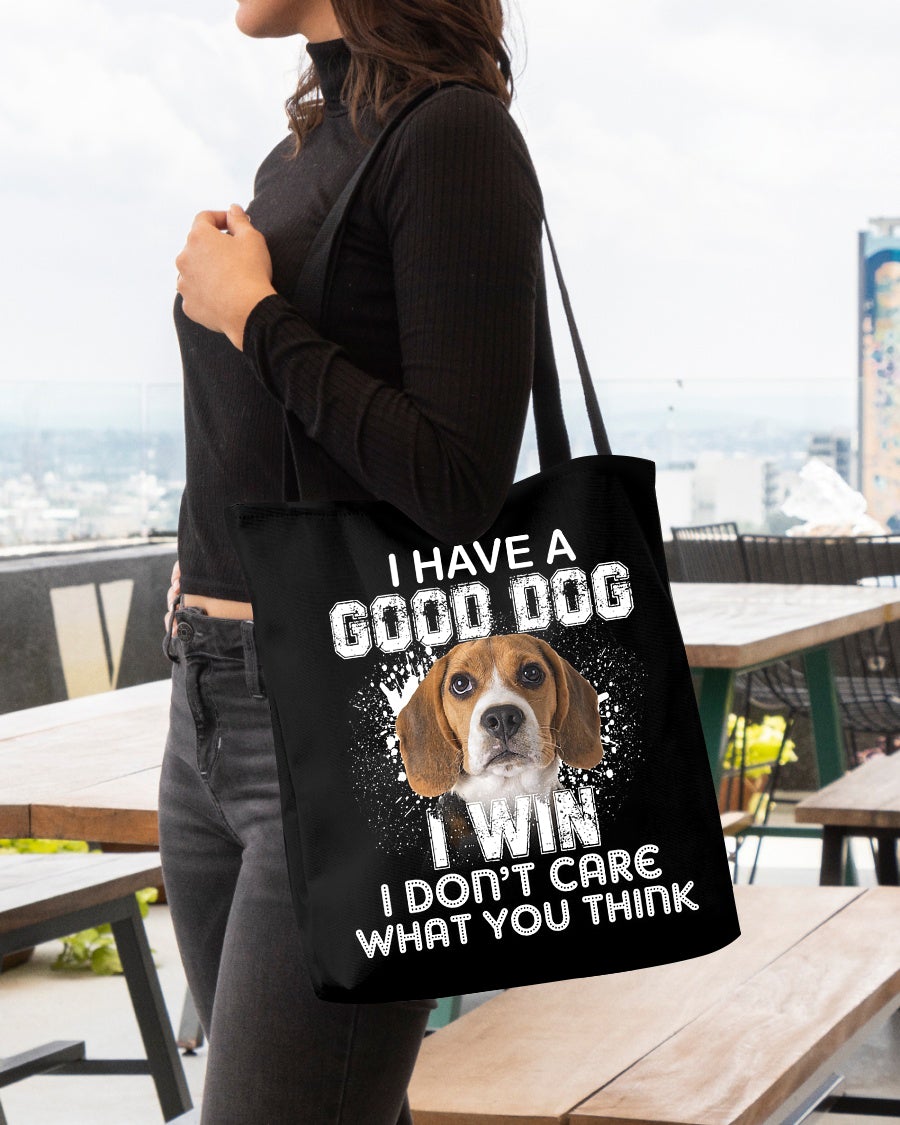 Beagle-I Win Cloth Tote Bag