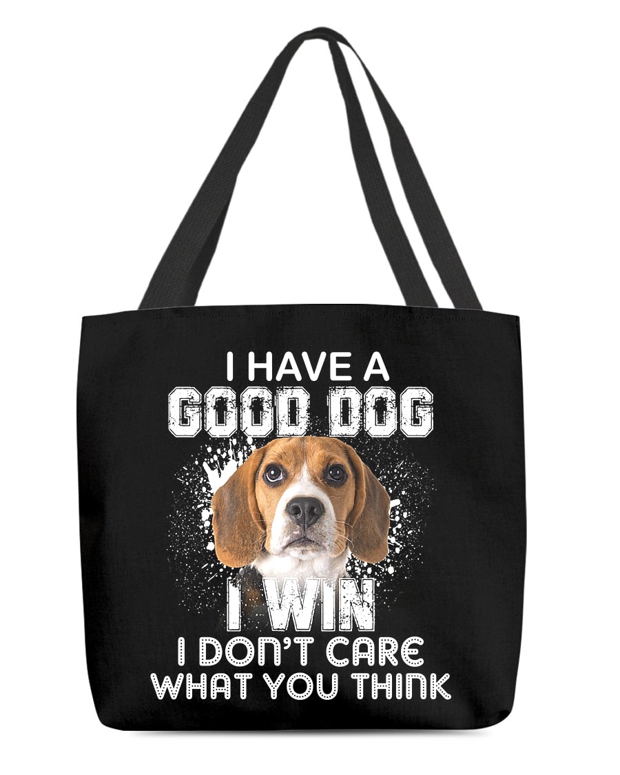 Beagle-I Win Cloth Tote Bag