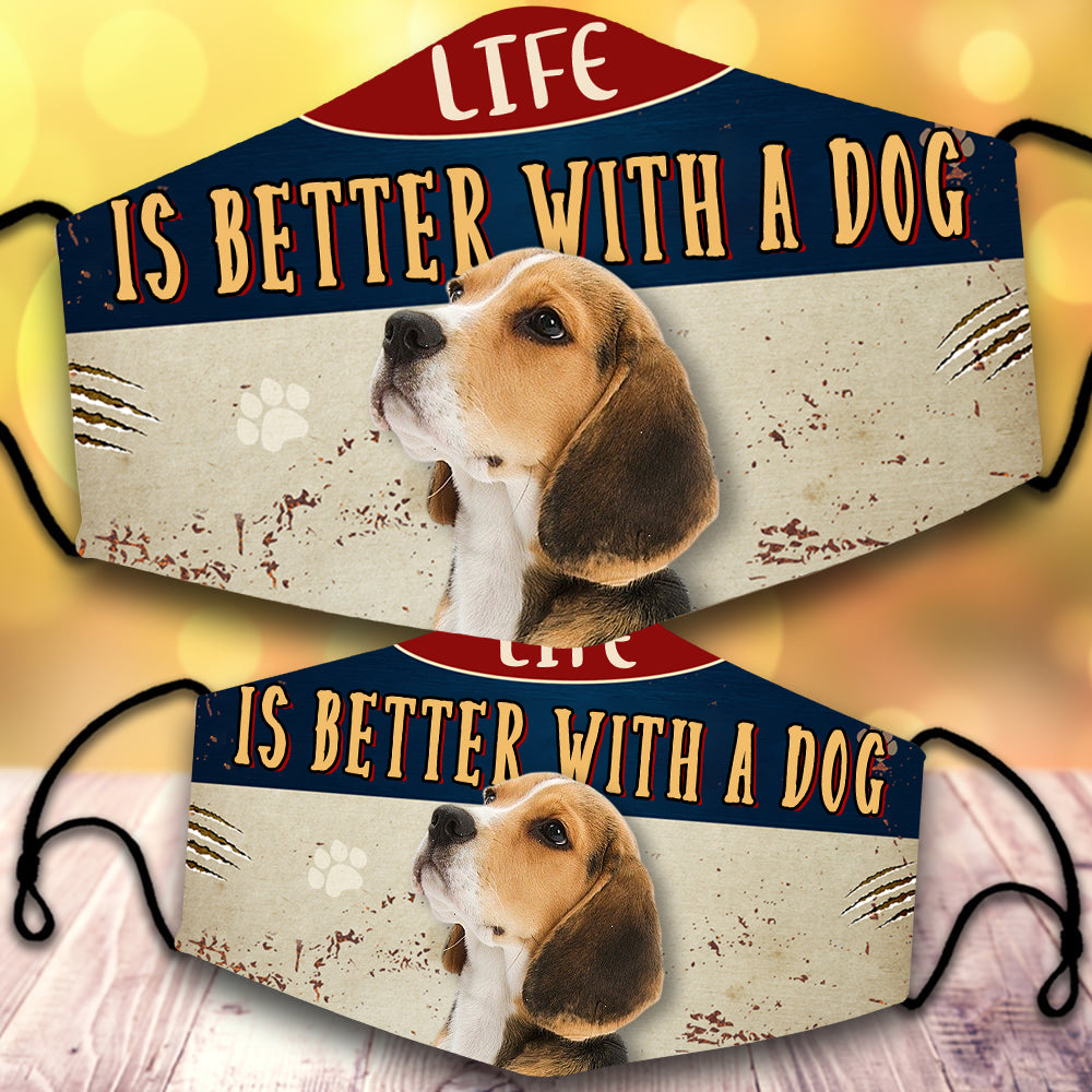 Beagle-Life Is Better With A Dog-Veil