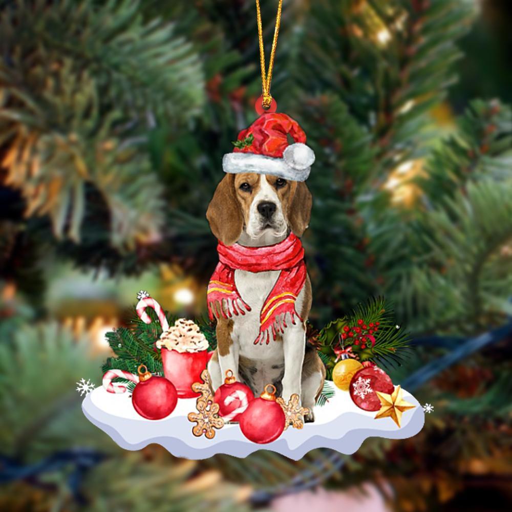 Beagle 3-Better Christmas Hanging Ornament