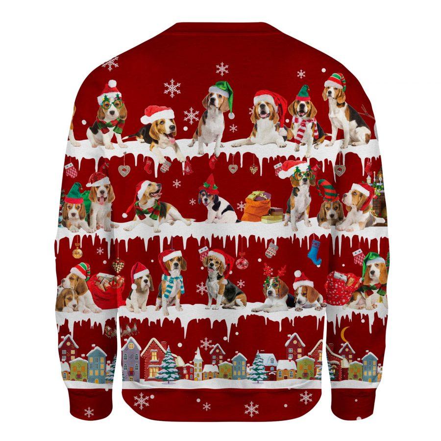 Beagle - Snow Christmas - Premium Sweatshirt