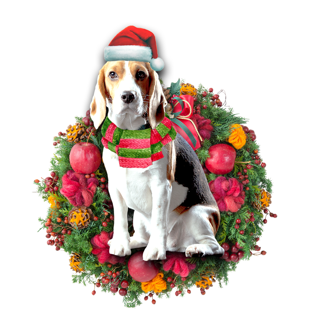 Beagle Christmas Ornament