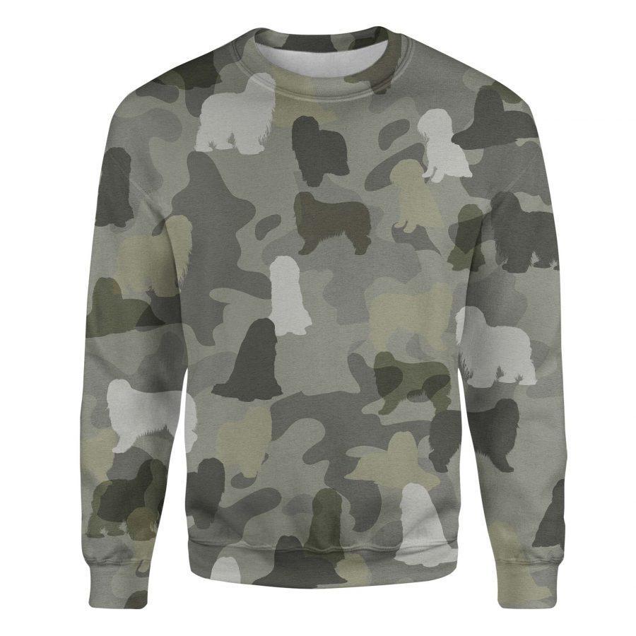 Bearded Collie - Camo - Premium Sweatshirt