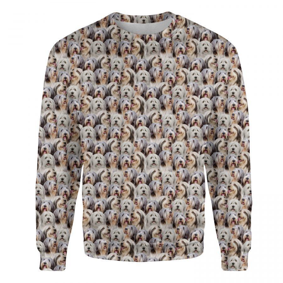 Bearded Collie - Full Face - Premium Sweatshirt