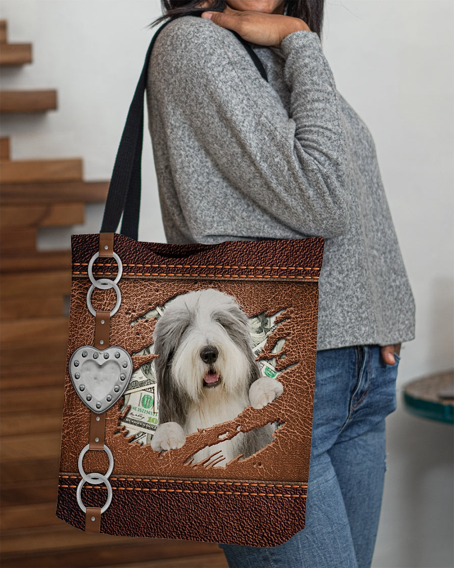 Bearded Collie-Let Me Go Out -Cloth Tote Bag