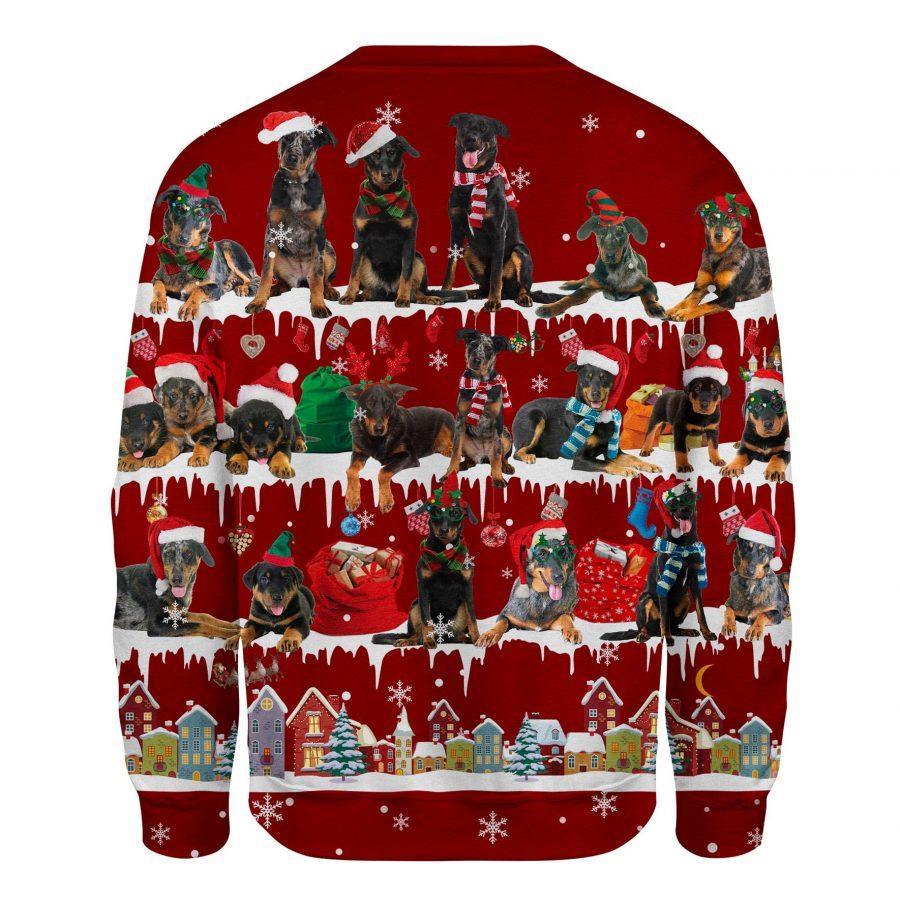 Beauceron - Snow Christmas - Premium Sweatshirt