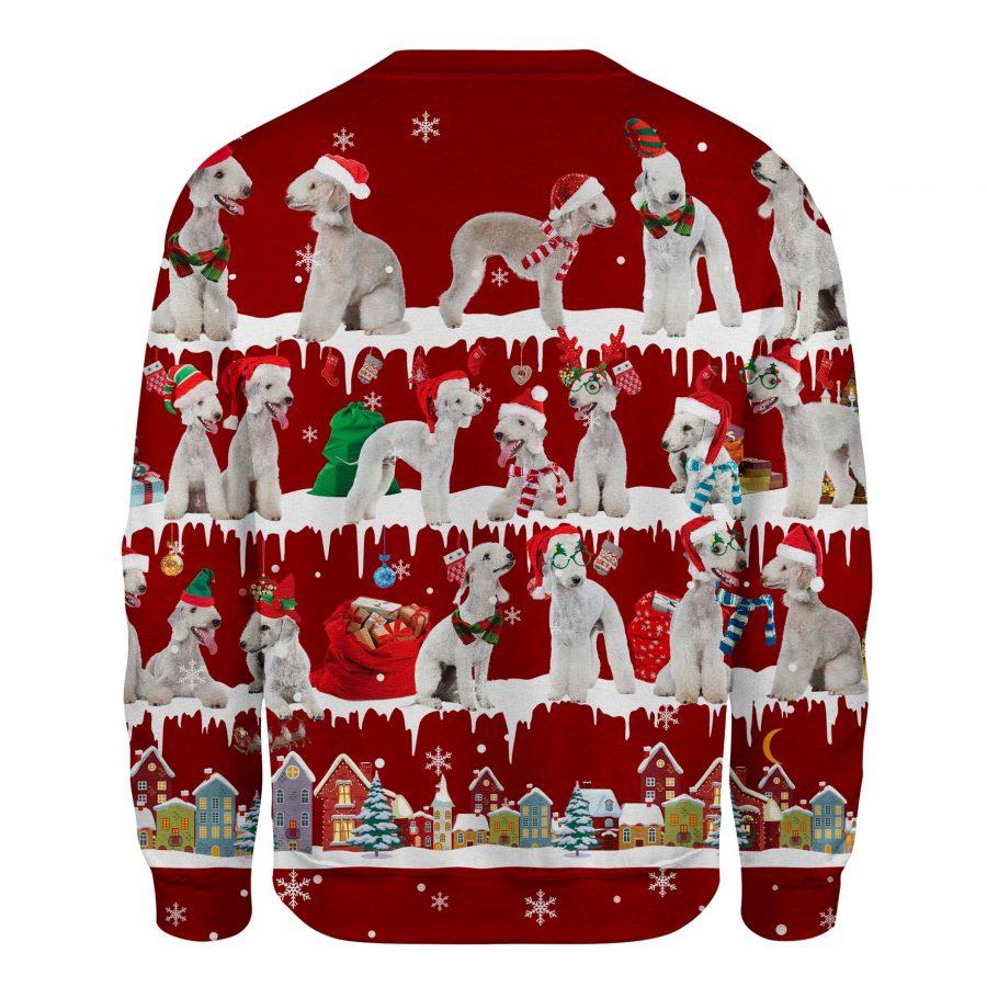 Bedlington Terrier - Snow Christmas - Premium Sweatshirt