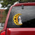 Bedlington Terrier-Sunflower Be Kind Car Sticker