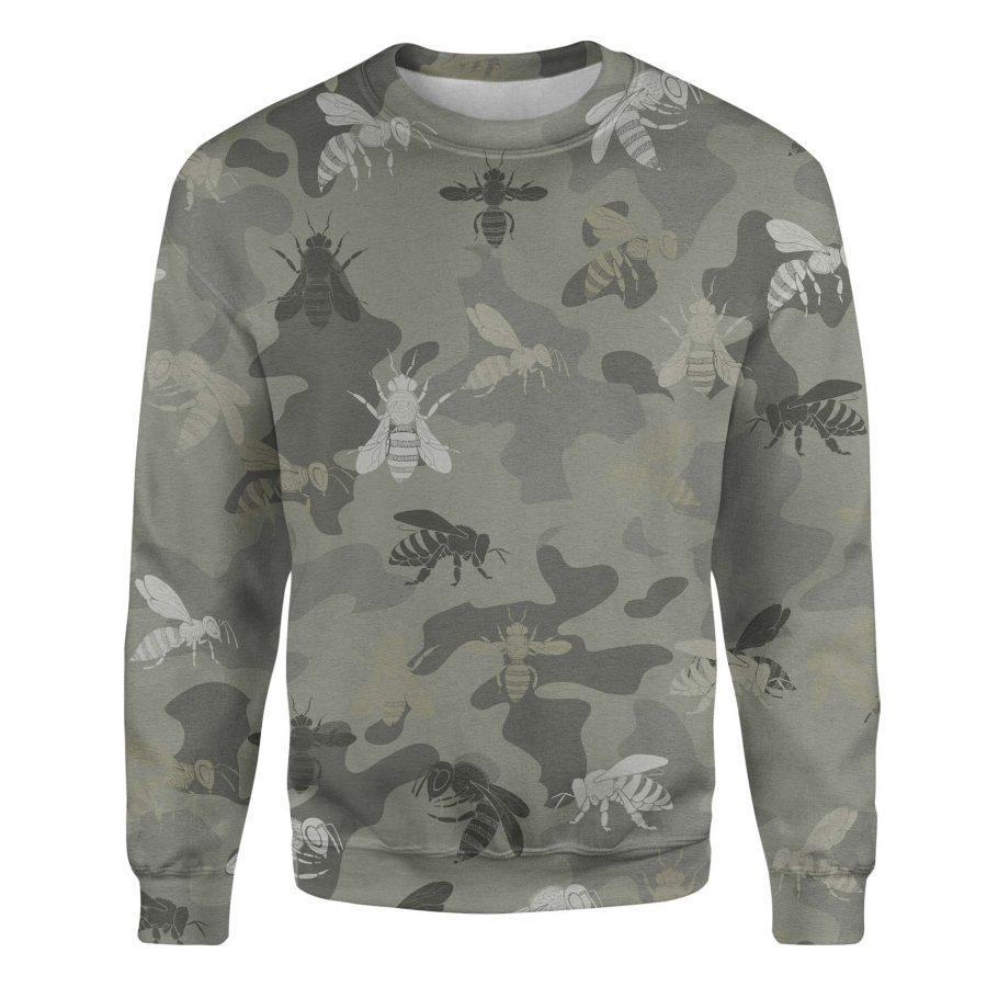 Bee - Camo - Premium Sweatshirt