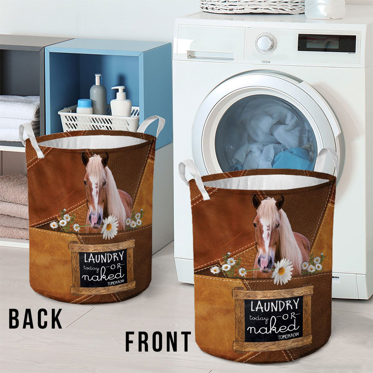 AMorgan-laundry today or naked tomorrow laundry basket