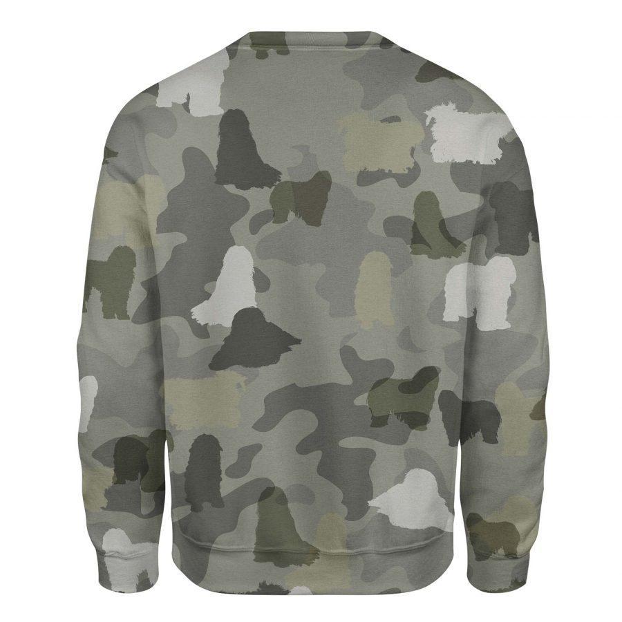 Bergamasco Shepherd - Camo - Premium Sweatshirt