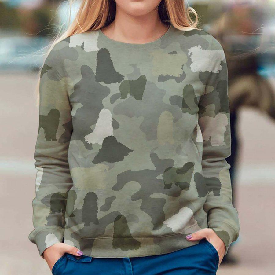 Bergamasco Shepherd - Camo - Premium Sweatshirt