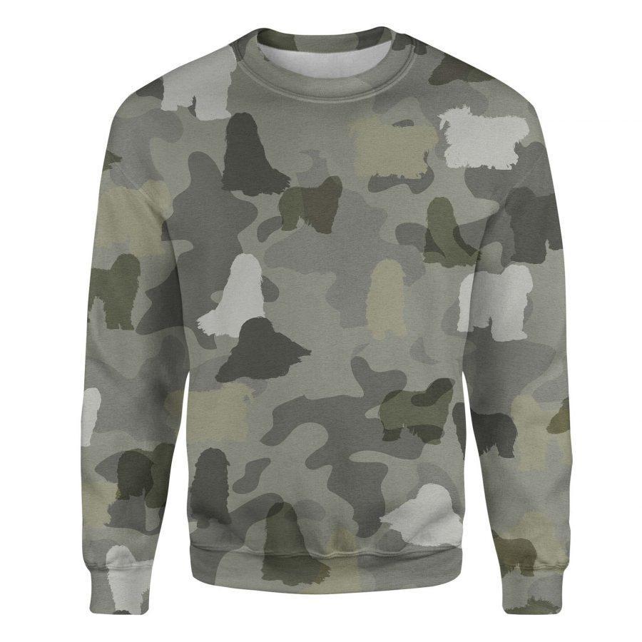 Bergamasco Shepherd - Camo - Premium Sweatshirt