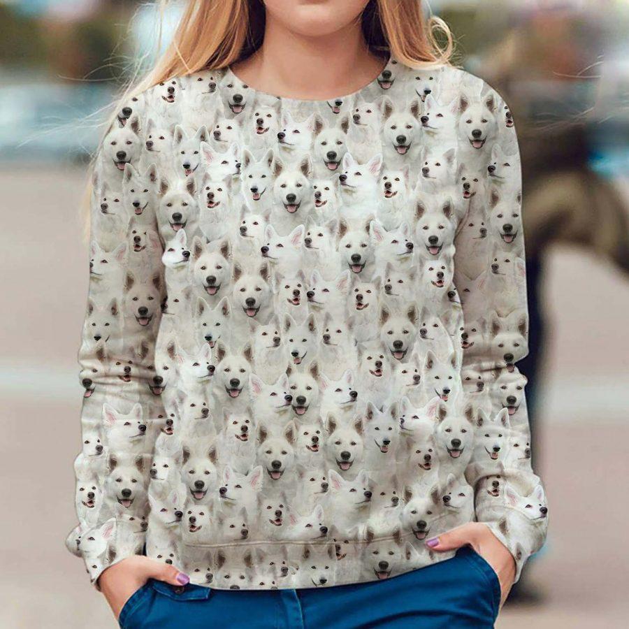Berger Blanc Suisse - Full Face - Premium Sweatshirt