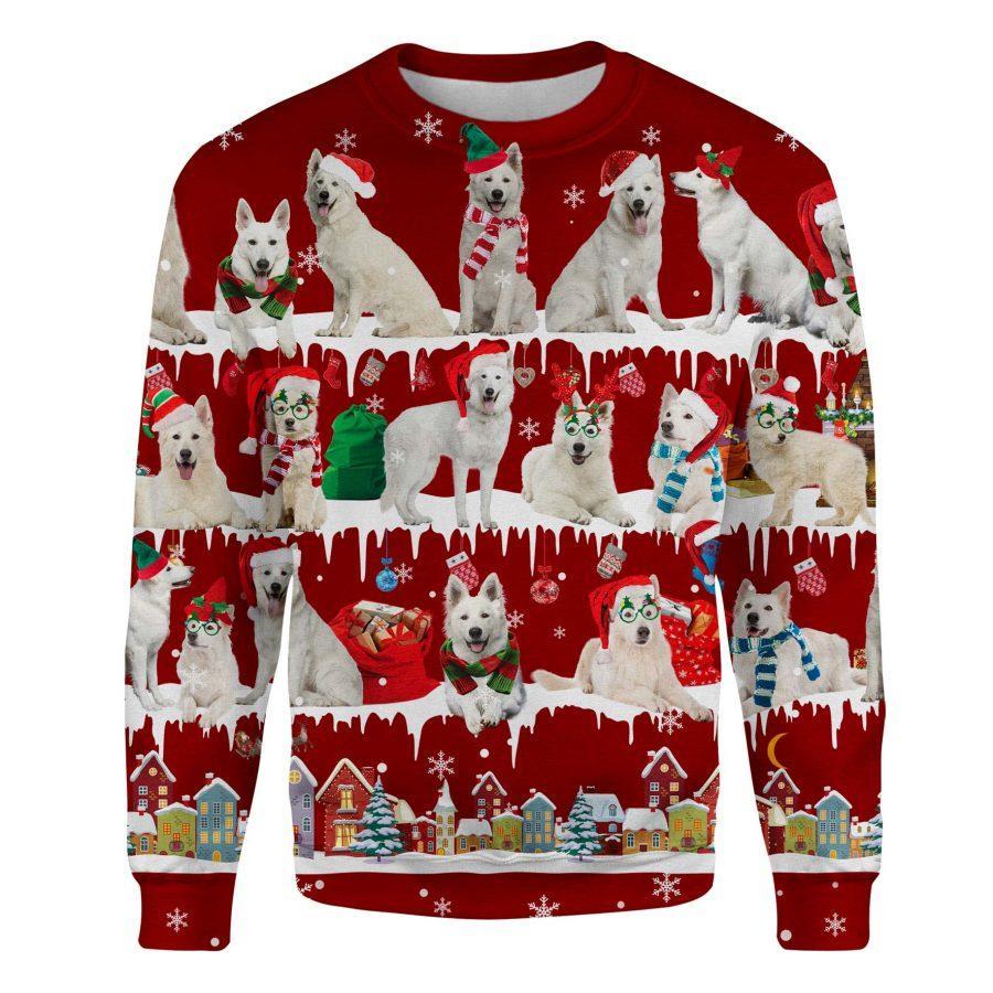 Berger Blanc Suisse - Snow Christmas - Premium Sweatshirt