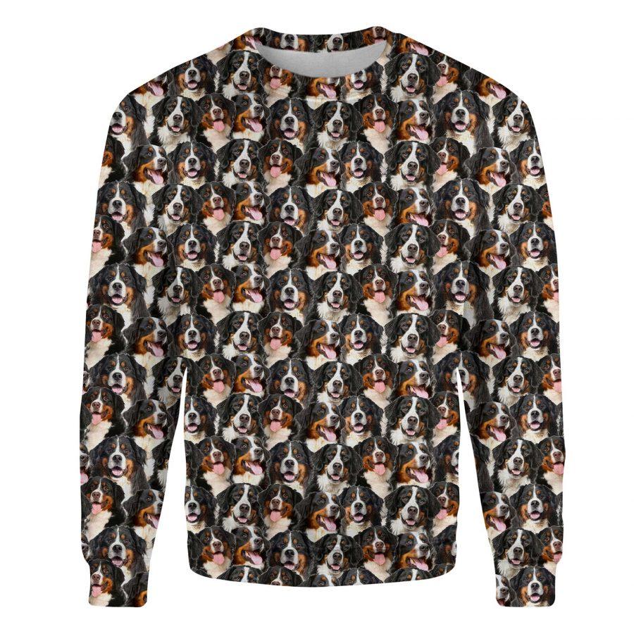 Bernese Mountain Dog - Full Face - Premium Sweatshirt