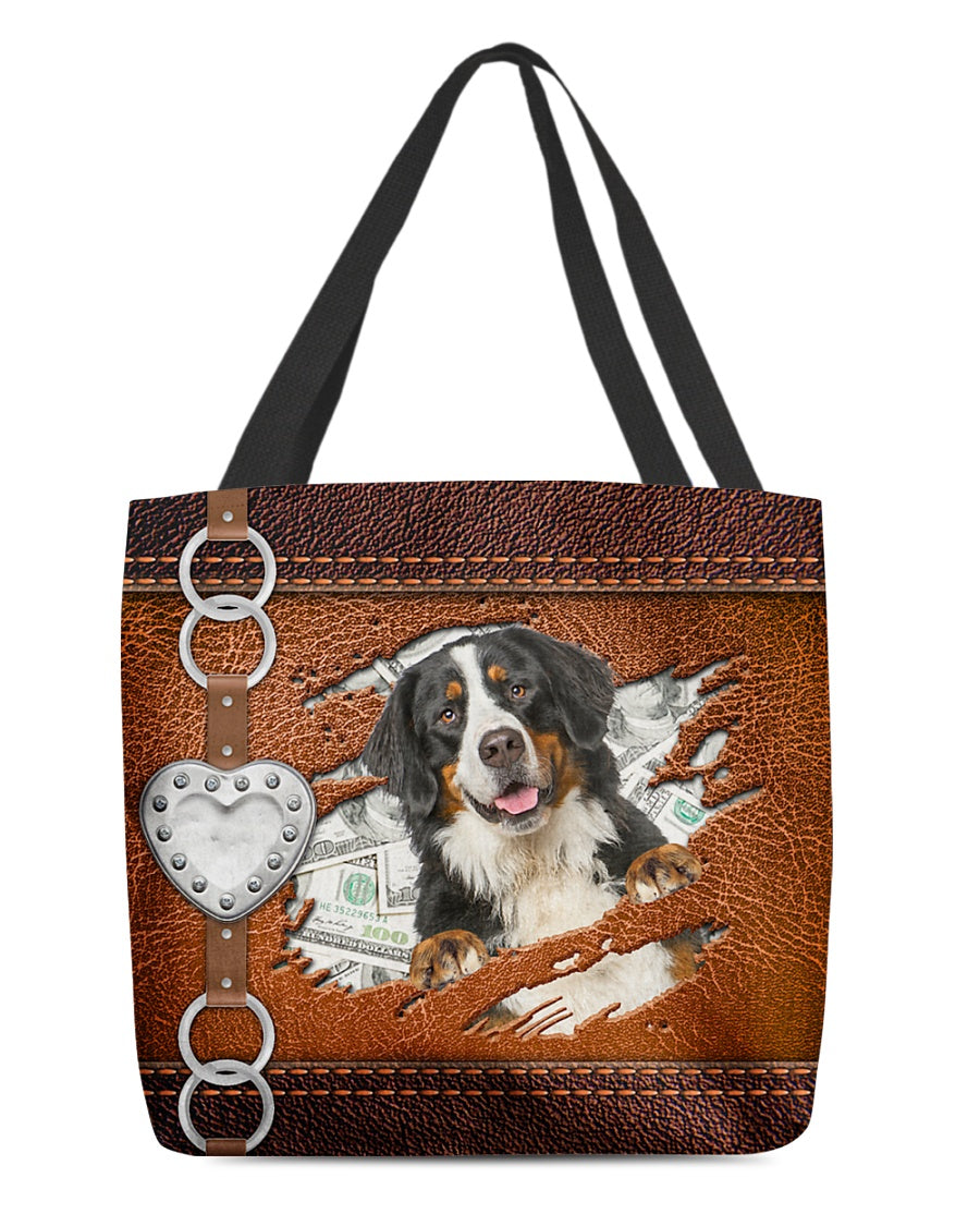 Bernese Mountain-Let Me Go Out -Cloth Tote Bag