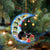 Bernese Mountain Dog-Sleep On The Moon Christmas Two Sided Ornament