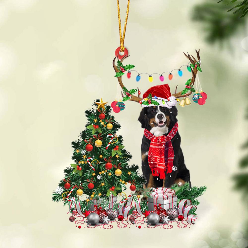 Bernese Mountain Dog 1-Christmas Tree Gift Hanging Ornament