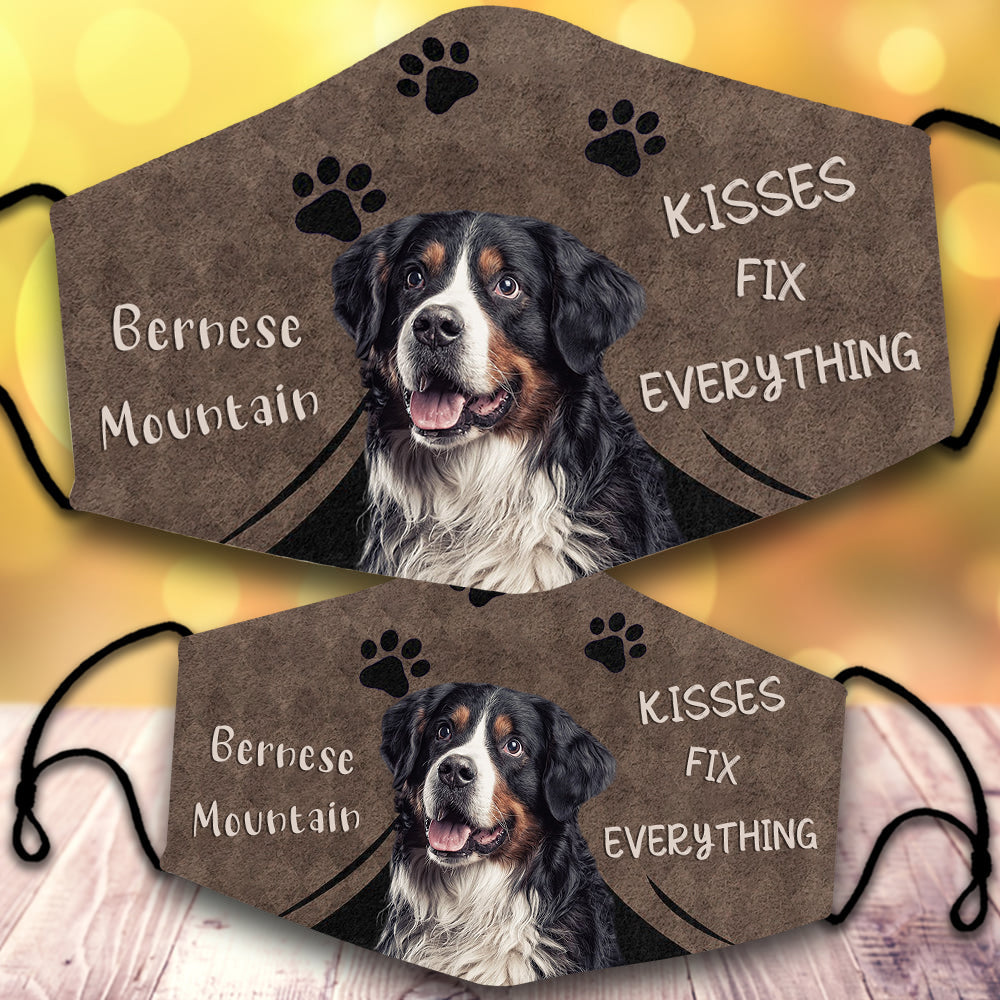 Bernese Mountain dog-Kisses Fix Everything-Veil