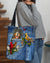 Bernese Mountain-Cardinal & Dog Cloth Tote Bag