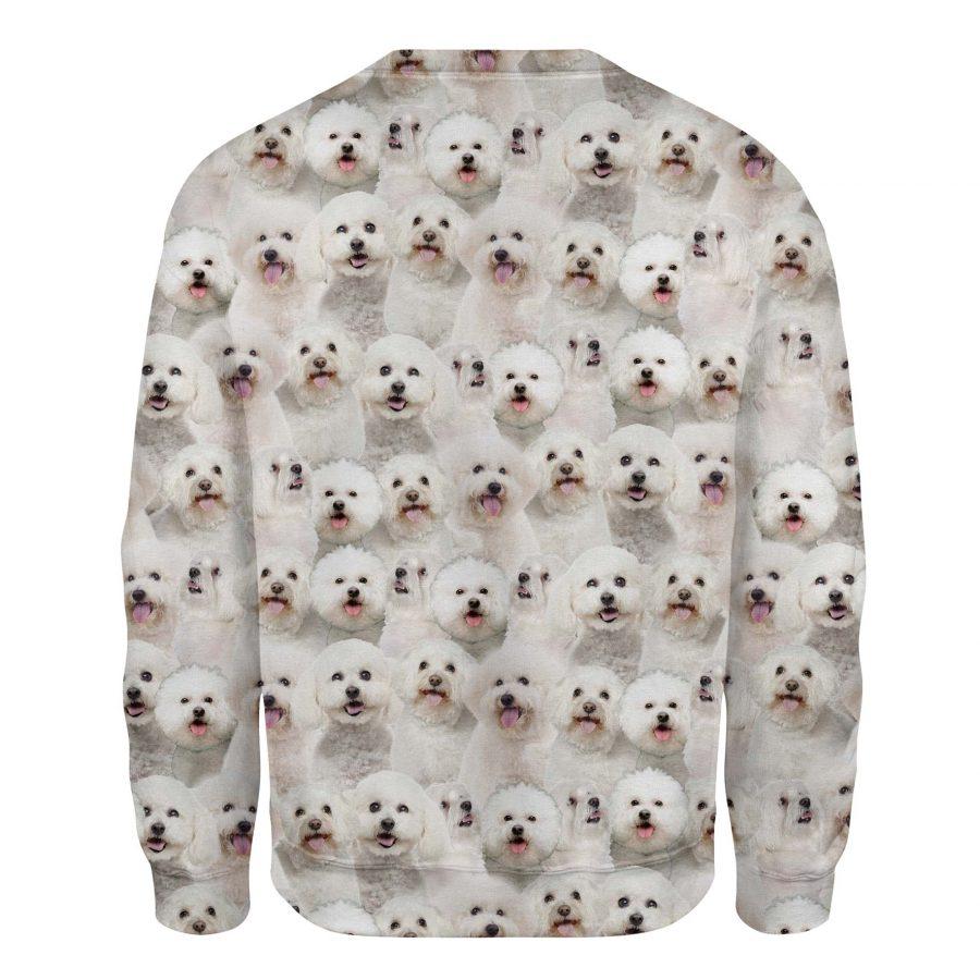 Bichon Frise - Full Face - Premium Sweatshirt