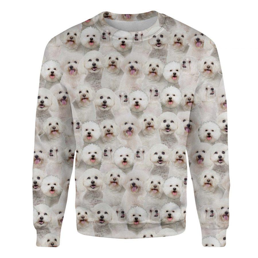 Bichon Frise - Full Face - Premium Sweatshirt