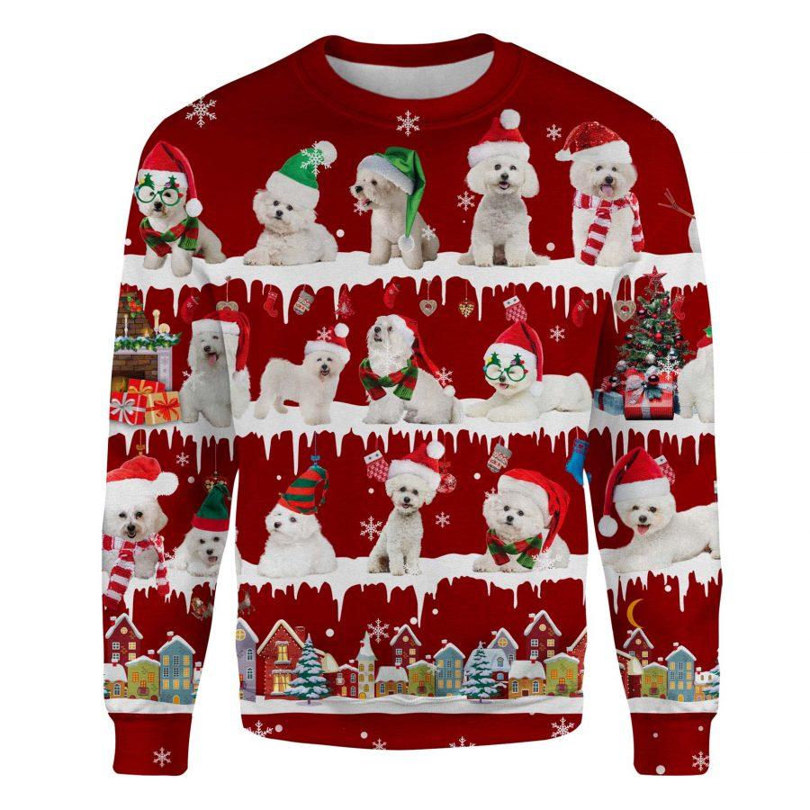 Bichon Frise - Snow Christmas - Premium Sweatshirt