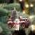 Bichon Frise-Christmas Truck Two Sided Ornament