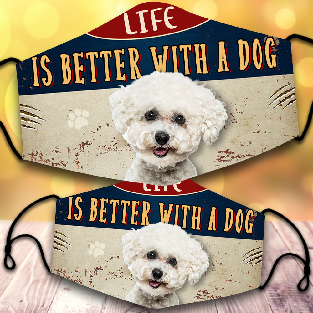 Bichon Frise-Life Is Better With A Dog-Veil