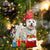 Bichon Frise Christmas Tree Shape Ornament