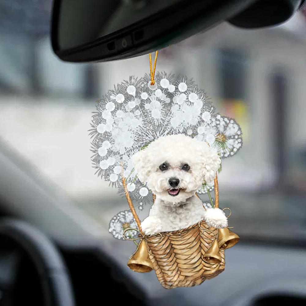 Bichon Frise-Dandelion-Two Sided Ornament