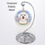 Rainbow Bridge Memorial-Bichon Porcelain Hanging Ornament