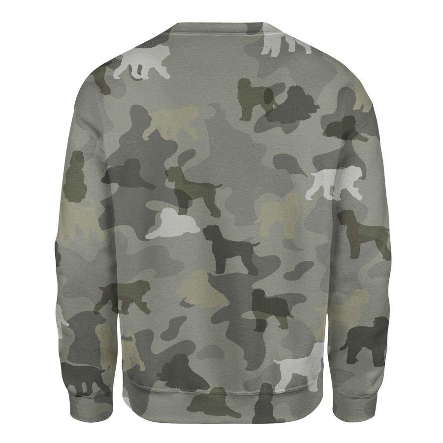 Black Russian Terrier - Camo - Premium Sweatshirt
