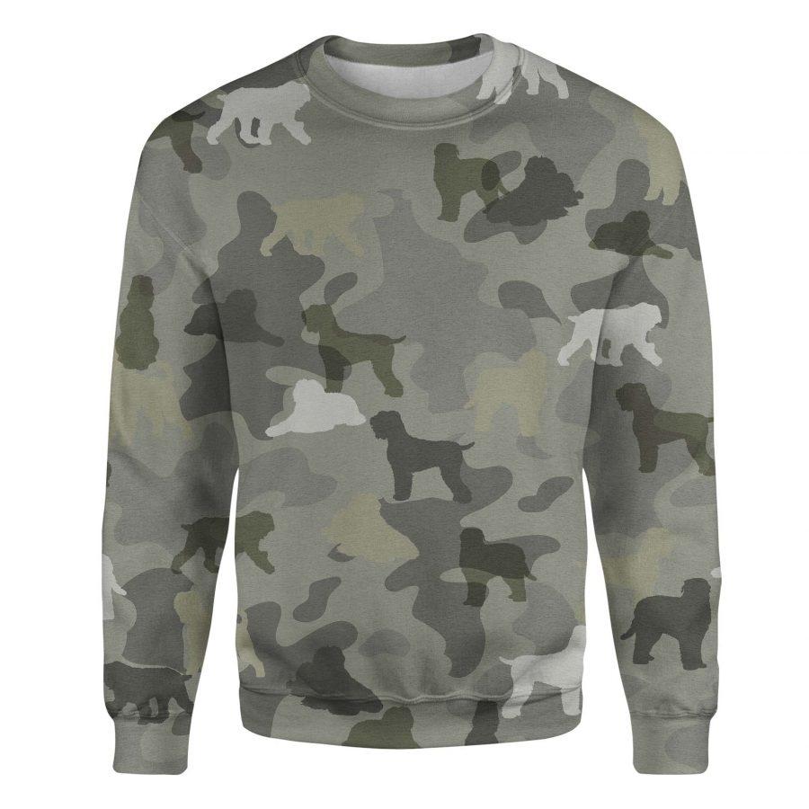Black Russian Terrier - Camo - Premium Sweatshirt
