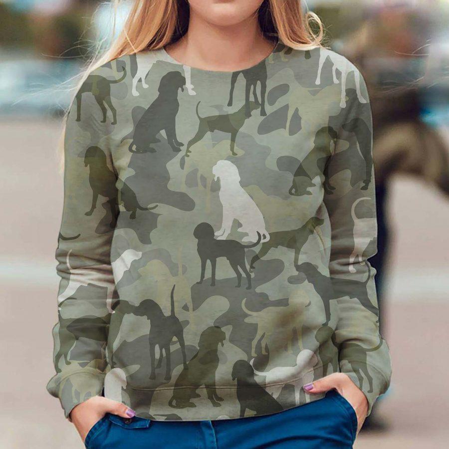 Black and Tan Coonhound - Camo - Premium Sweatshirt
