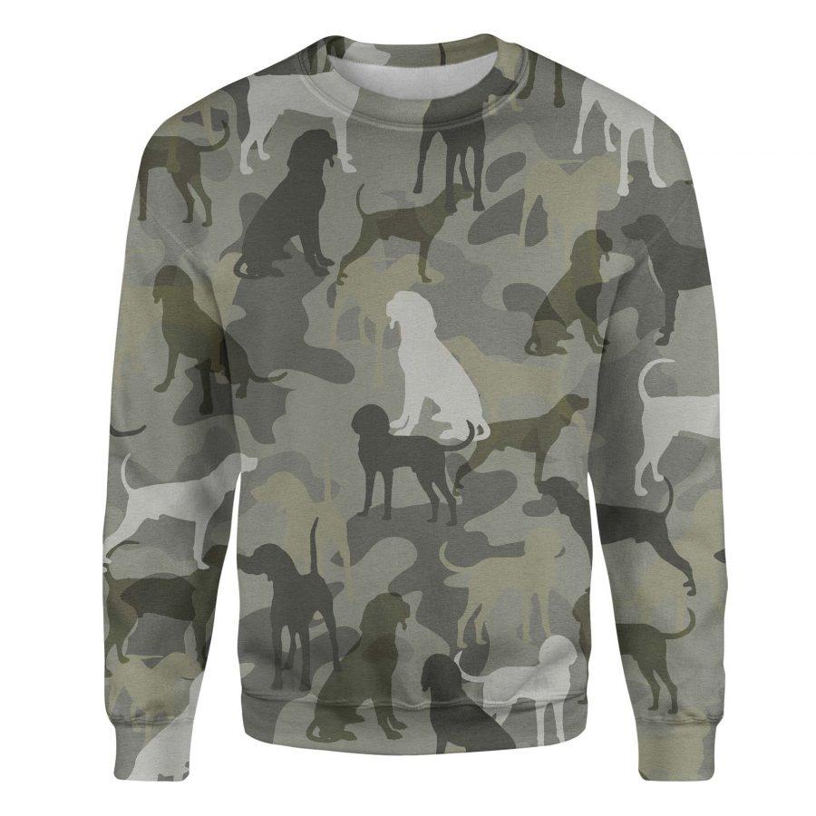 Black and Tan Coonhound - Camo - Premium Sweatshirt