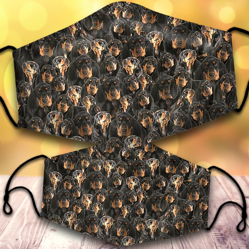 Black And Tan Coonhound-Full Veil