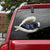 Black labrador retriever-sleeping angel CAR STICKER