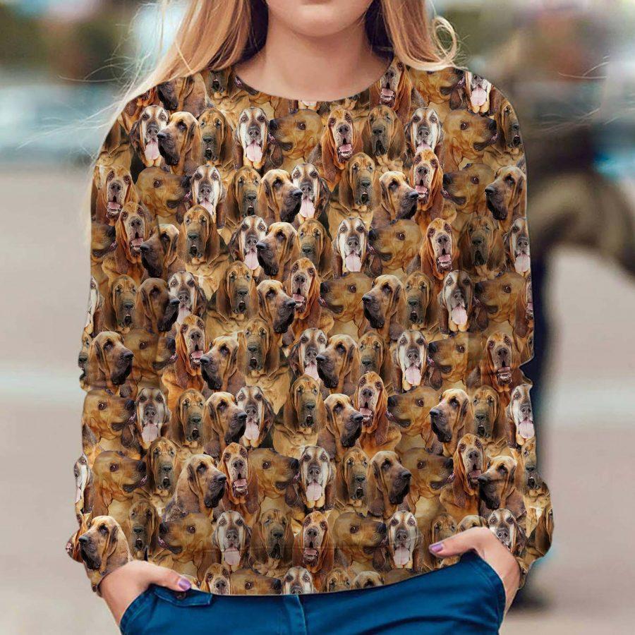 Bloodhound - Full Face - Premium Sweatshirt