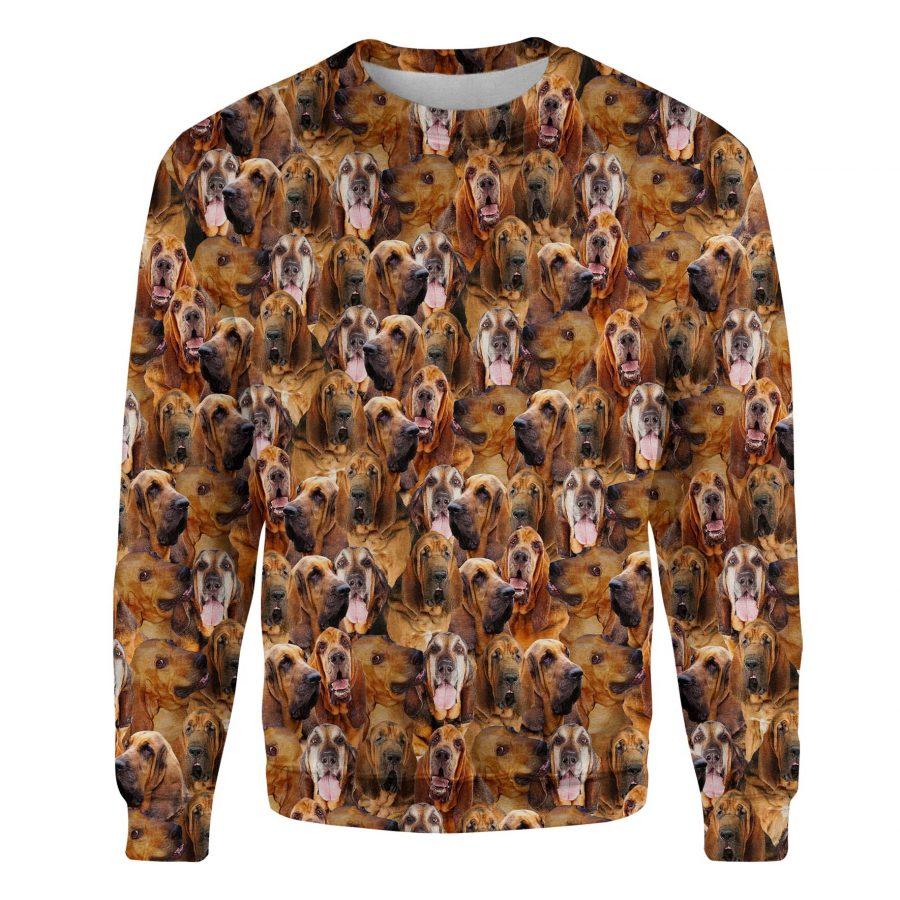 Bloodhound - Full Face - Premium Sweatshirt