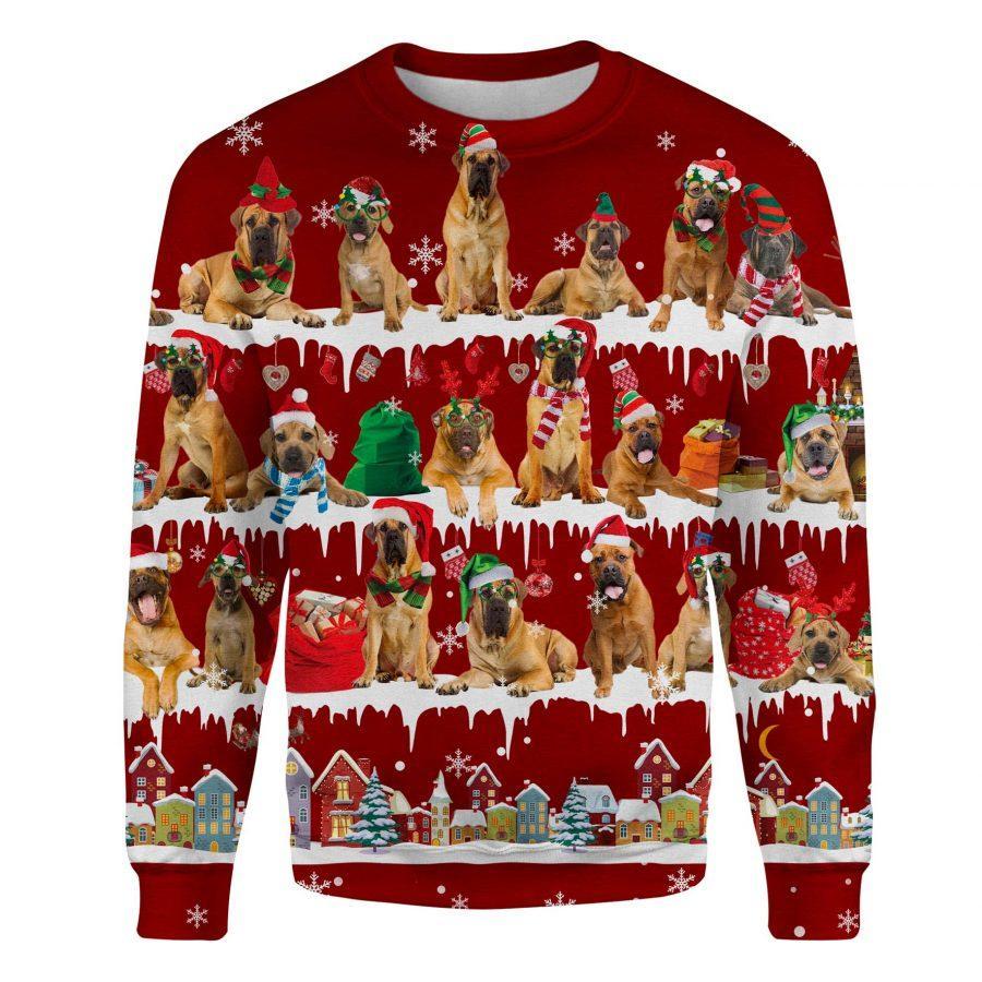 Boerboel - Snow Christmas - Premium Sweatshirt
